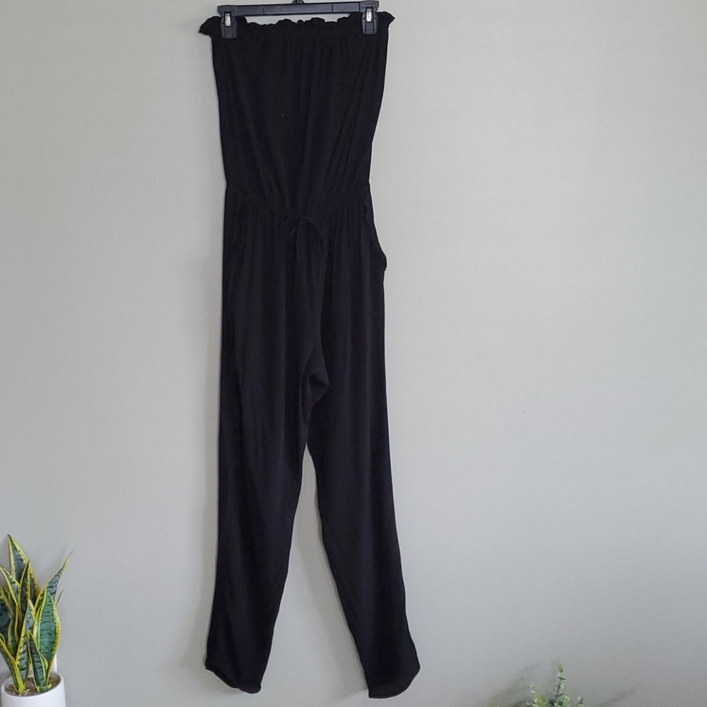 Fraiche by J strapless jumpsuit